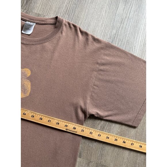 Vintage 90s Limp Bizkit Fred Durst Nu Metal Band Tee Rare Promo Brown Large - Picture 13 of 14